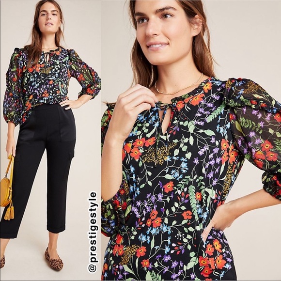 Anthropologie Tops - NWT ANTHROPOLOGIE Maeve Jacquin Peasant Blouse